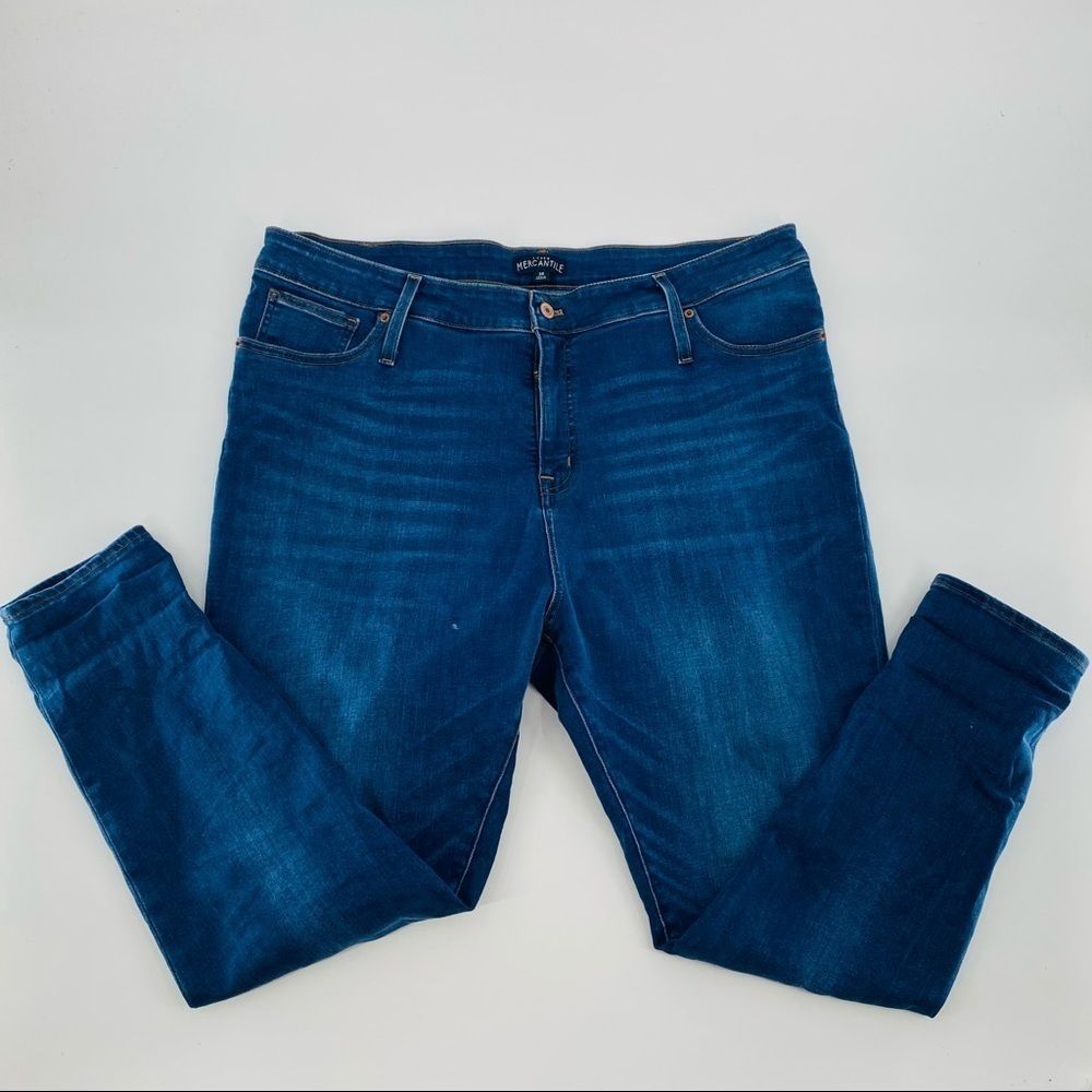 J Crew Mercantile High Rise Skinny Jeans sz 35 (o)